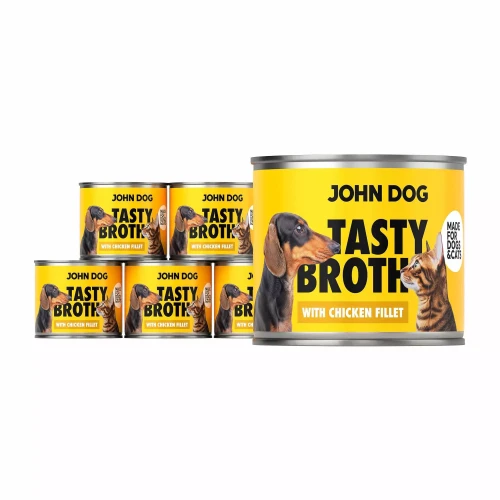 karma-mokra-dla-psa-i-kota-tasty-broth-fillet-kurczak-zestaw-john-dog.webp