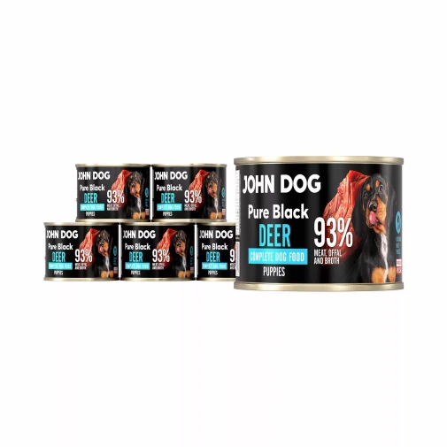 karma-mokra-dla-szczeniat-pure-black-jelen-200-g-john-dog.webp