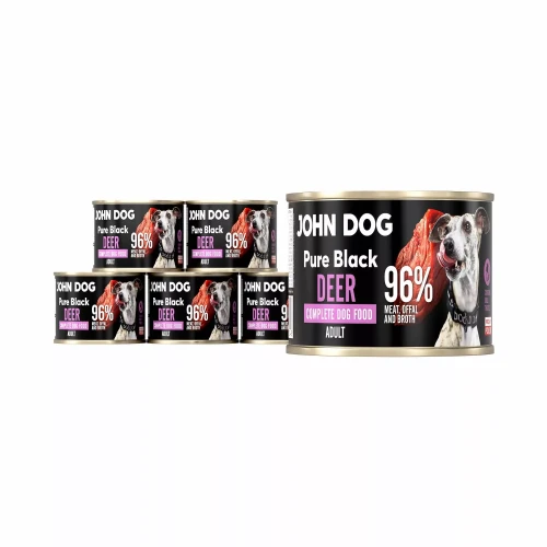 karma-mokra-dla-psa-pure-black-jelen-200-g-john-dog.webp