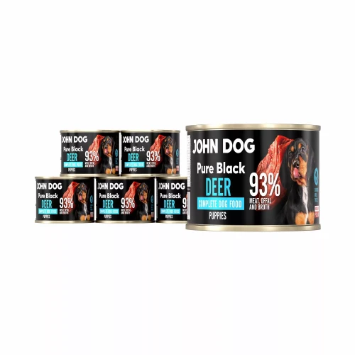 karma-mokra-dla-szczeniat-pure-black-jelen-200-g-john-dog.webp