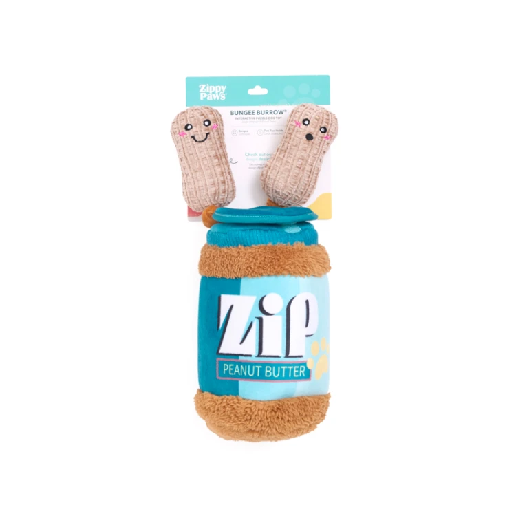 zippypaws-pluszowa-norka-bungee-dla-psa-maslo-orzechowe-zp1110.jpg