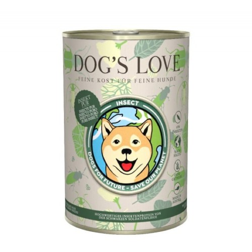 DOG'S LOVE Insekt pur - owadów i warzyw Mokra Karma dla psów (400g).jpg