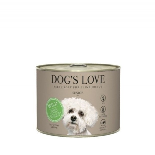 DOG'S LOVE Senior Wild - dziczyzna karma dla starszych psów (200g).jpg