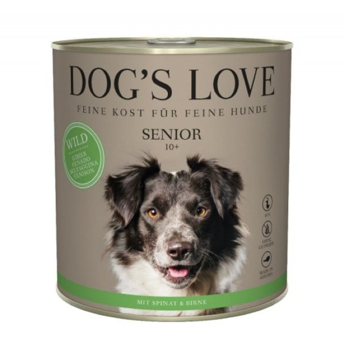 DOG'S LOVE Senior Wild - dziczyzna karma dla starszych psów (800g).jpg