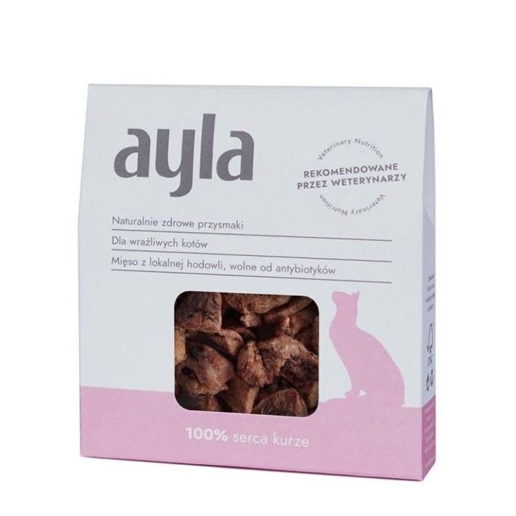 AYLA serca kurze - liofilizowane przysmaki dla kota