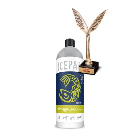 ICEPAW High Premium Omega-3 olej z sardeli i sardynek (500ml)  - NAGRODA