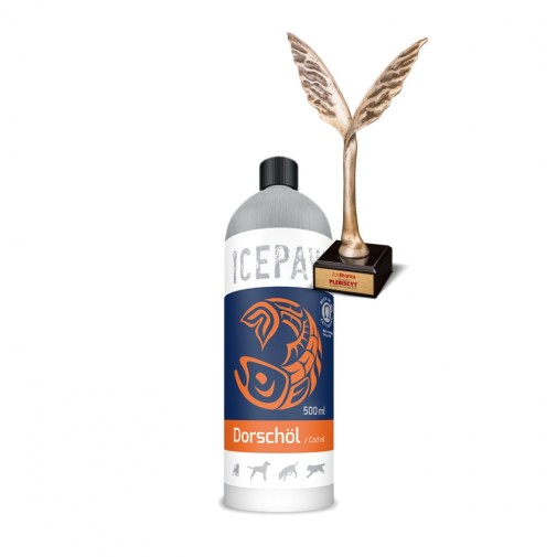 Icepaw High Premium - olej z dorsza 100% (500 ml) - nagroda