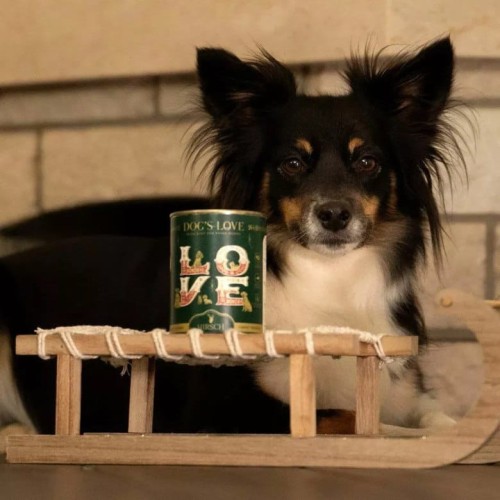 DOG'S LOVE Winter Menu Hirsch - mięso jelenia z kasztanami Mokra Karma dla psów (400g)-2.jpg