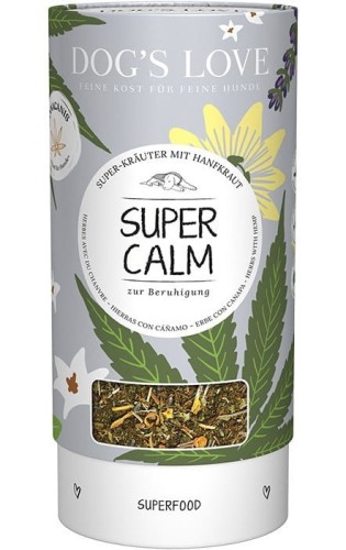 DOG'S LOVE Super Calm - zioła uspokajające dla psa z konopiami (70g).jpg